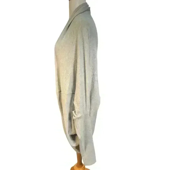 White Crow The Soft Spun Cocoon Cardigan Heather Grey Size XS - Picture 3 of 10
